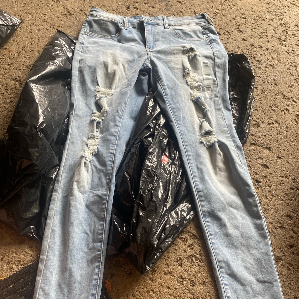 Low Rise Girls Jeggings